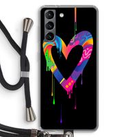 Melts My Heart: Samsung Galaxy S21 Transparant Hoesje met koord