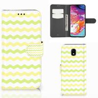 Samsung Galaxy A70 | Telefoon Hoesje | Waves Yellow