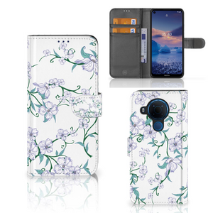 Nokia 5.4 Uniek Hoesje Blossom White