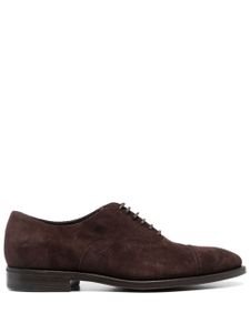 Henderson Baracco chaussures oxford en daim à bout en amande - Marron