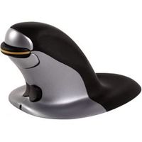 Fellowes Penguin Ambidextrous Vertical Mouse - Medium Wireless Fellowes Penguin Ambidextrous Vertical Mouse - Medium Wireless