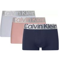 Calvin Klein Steel boxershorts 3-pack roze-grijs-blauw