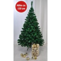 HI HI Kerstboom met metalen standaard 120 cm groen