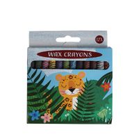 Wascokrijtjes Jungle 12 Stuks Wascokrijtjes Jungle 12 Stuks