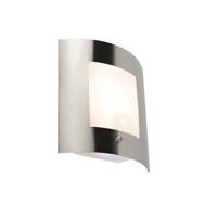 QAZQA Buiten wandlamp staal IP44 schemersensor - Emmerald - thumbnail