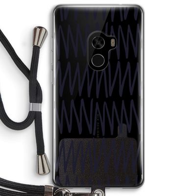 Marrakech Zigzag: Xiaomi Mi Mix 2 Transparant Hoesje met koord
