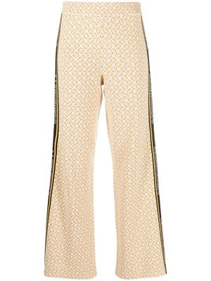 J.Lindeberg pantalon monogrammé à bande logo - Blanc