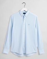Gant Heren Overhemd Tech Prep Lichtblauw Gestreept Regular Fit - thumbnail