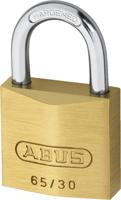 Abus Hangslot 65/30 gehard staal goud