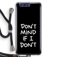 Don't Mind: Honor 9 Transparant Hoesje met koord