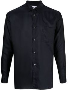 Comme Des Garçons Shirt chemise à col pointu - Bleu
