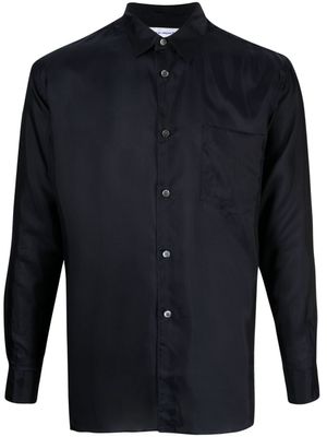 Comme Des Garçons Shirt chemise à col pointu - Bleu