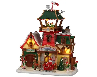 North Pole Control Tower Adapter Lemax Santa's Wonderland Collection 2022