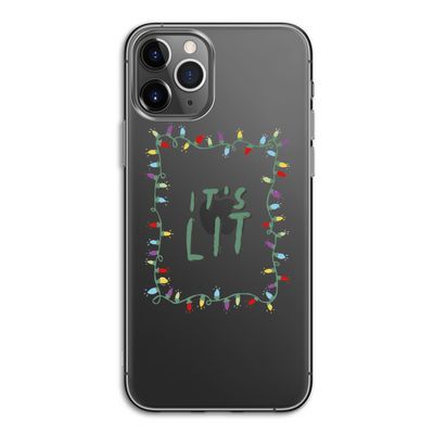 It's Lit: iPhone 11 Pro Transparant Hoesje