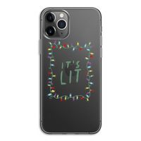 It's Lit: iPhone 11 Pro Transparant Hoesje