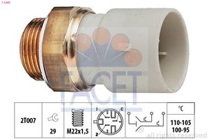 Temperatuurschakelaar, radiateurventilator 75689