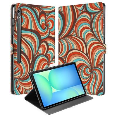 Samsung Galaxy Tab S10 FE Plus Tablet Hoesje Retro met Standaard Samsung Galaxy Tab S10 FE Plus Tablet Hoesje Retro met Standaard