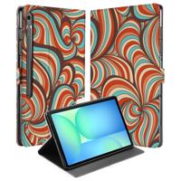 Samsung Galaxy Tab S10 FE Plus Tablet Hoesje Retro met Standaard Samsung Galaxy Tab S10 FE Plus Tablet Hoesje Retro met Standaard