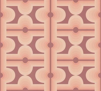 AS Creation Retro Chic - Rood - Retro - 395332