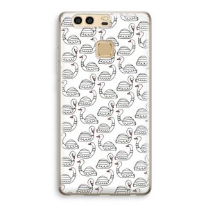 Zwanen: Huawei P9 Transparant Hoesje
