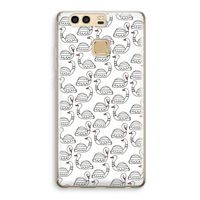 Zwanen: Huawei P9 Transparant Hoesje Zwanen: Huawei P9 Transparant Hoesje