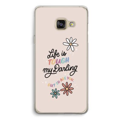 Tough Life: Samsung Galaxy A3 (2016) Transparant Hoesje