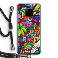 Represent: Huawei Mate 20 Pro Transparant Hoesje met koord Represent: Huawei Mate 20 Pro Transparant Hoesje met koord