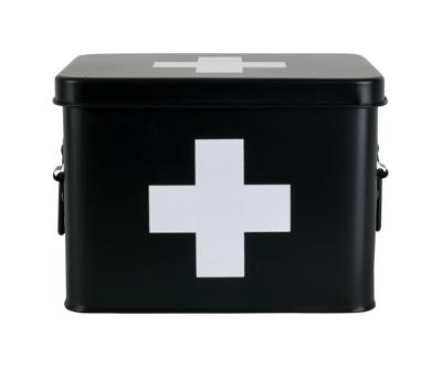 present time Medicijnbox 'Cross Medium' kleur Zwart