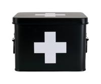 present time Medicijnbox 'Cross Medium' kleur Zwart