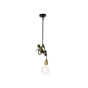 QAZQA Vintage hanglamp goud - Animal Monkey