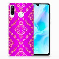 Siliconen Hoesje Huawei P30 Lite Barok Roze