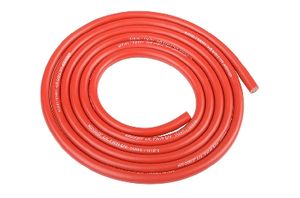 Team Corally - Ultra V+ Siliconen kabel - Super flexibel - Rood - 14AWG