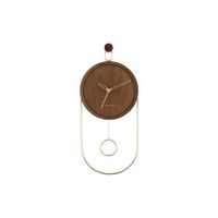 Karlsson - Wall clock Swing pendulum dark wood veneer - thumbnail