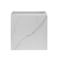 Onderkast Creavit | Meubelkleur Wit marmer | Greeploos | Softclose | Marmerlook