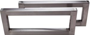 Forzalaqua Beugelset Rvs Geborsteld 39,5x16x3cm Incl. Bev. Mat.