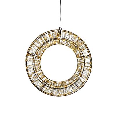Krans metaal 1200l 36x8 cm luxury - Annas collection