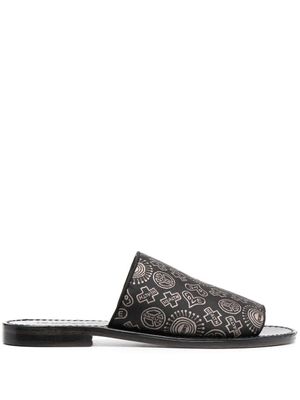 10 CORSO COMO x The Merchant of Florence mules Woodstock - Noir