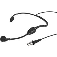 Monacor HSE-70WP Zangmicrofoon Headset Zendmethode:Kabelgebonden Mini-XLR Kabelgebonden