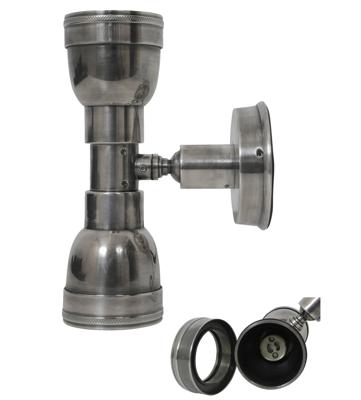 Muurspot Indigo Up&Down Antiek Zilver