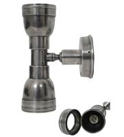 Muurspot Indigo Up&Down Antiek Zilver