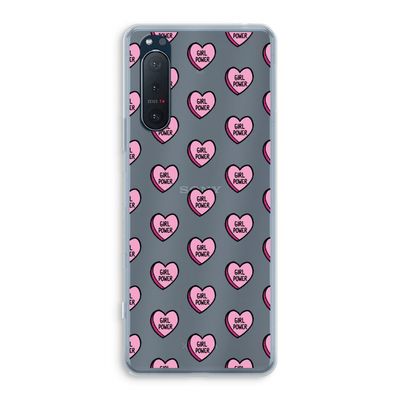 GIRL POWER: Sony Xperia 5 II Transparant Hoesje