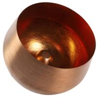 Countryfield tafellamp obion xl koperkleurig 50 cm | 2 stuks