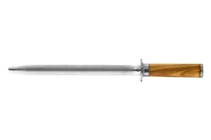 Forged Olive Aanzetstaal Gesatineerd staal, Hout
