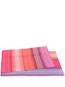 Missoni Home drap à rayures - Rouge