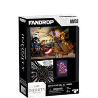 Figuur - FANDROP x STAR WARS - Captain America vs Thanos - Vitrine met cultscène + miniposter - 18 cm
