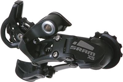 SRAM rear derail. "x5" 9-sp long cage b