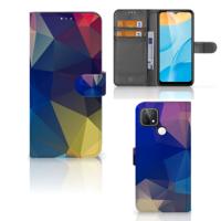 OPPO A15 | Book Case | Polygon Dark | Portemonnee hoesje