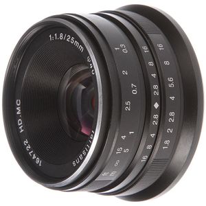 7artisans 25mm F/1.8 Sony E zwart