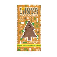 Chocolade Tony&apos;s Chocolonely Kerst melk gemberkoekjes 180gr