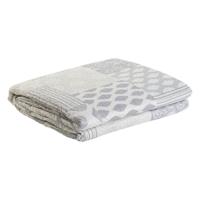 Sprei DKD Home Decor Beige Grijs Bed van 180 270 x 270 x 1 cm